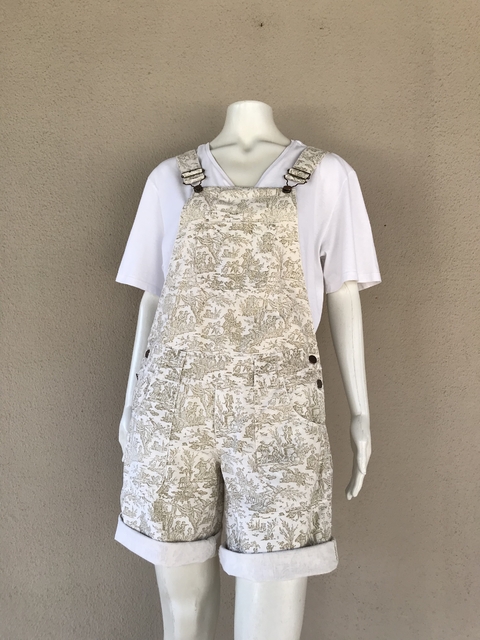 Jardineira Estampada Bobstore - P