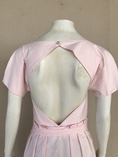 Vestido Rosa Caligrafia - P