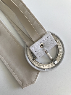 Cinto Tecido Off White - loja online