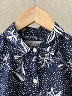Camisa Estampada Azul Richards - P/M - comprar online