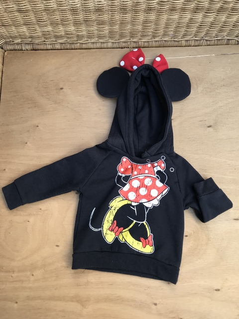Blusa Moletom Bebê Disney Parks - 3/6 Meses