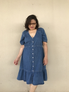 Vestido Jeans Trama - G - comprar online