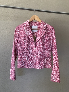 Blazer Onça Rosa Le Lis Blanc - 38 - Brechó de Casa
