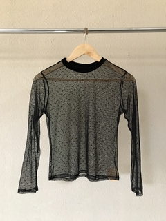 Imagem do Blusa Tule Preto - P