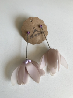 Brincos Flores Lilás - comprar online