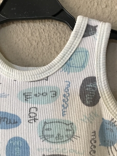 Body Bebê Gatinhos - 3 a 6 Meses - Brechó de Casa