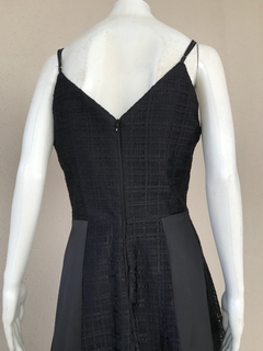 Vestido Preto Manga Rosa Pink - 38/40 na internet