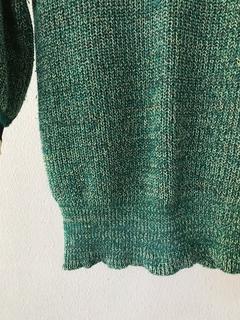 Tricô Vintage Verde Mescla - M - comprar online