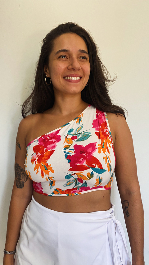 Top Shein Floral - P