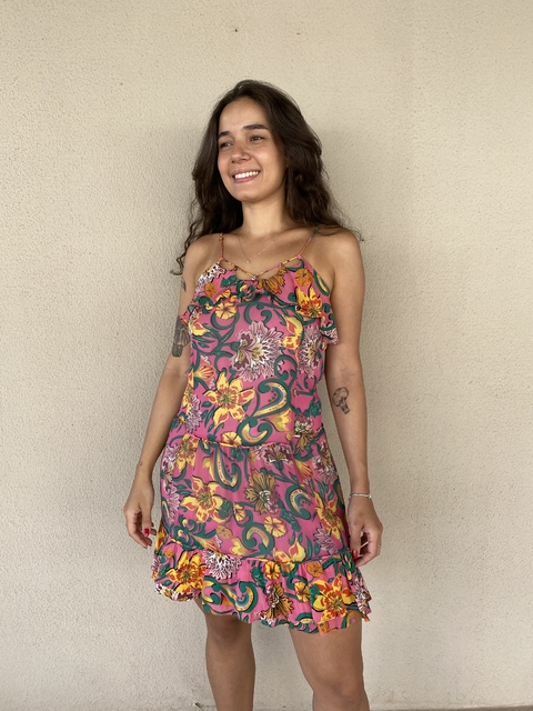 Vestido de Seda Bobstore - P