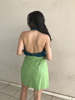 Blusa Verde Botswana - M - Brechó de Casa
