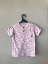 Camiseta Infantil Rosê Estampa Póim - 3 Anos
