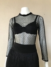 Blusa Tule Preto - P