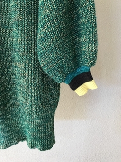 Tricô Vintage Verde Mescla - M - loja online