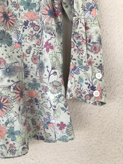 Camisa Floral Wool Line - 38 na internet