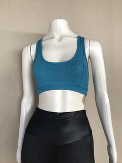 Top Fitness Azul - P