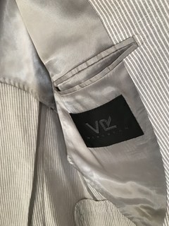 Blazer Bege Listrado VR - G - loja online