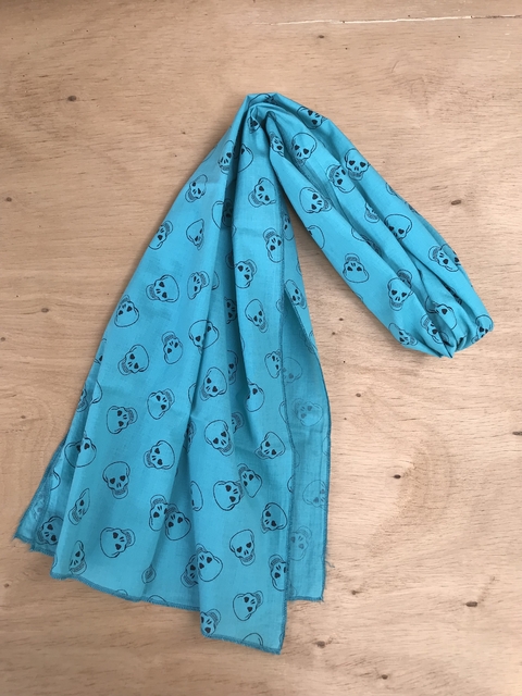 Lenço Estampa Caveiras