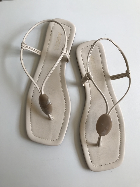 Sandália Arezzo Champanhe - 40