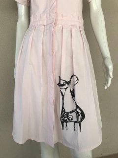 Imagem do Vestido Rosa Caligrafia - P