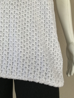 Blusa Tricô Off White - M - Brechó de Casa