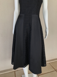 Imagem do Vestido Preto Manga Rosa Pink - 38/40
