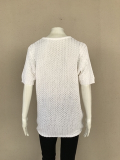 Blusa Tricô Off White - M
