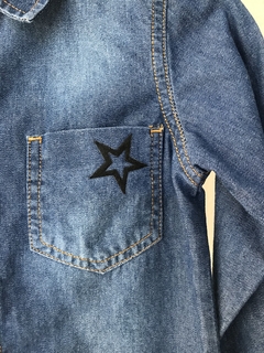 Camisa Jeans Infantil Pool Kids - 1/3 Anos na internet