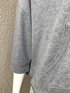 Blusa Com Capuz Cinza Aero - P/M - loja online