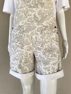 Jardineira Estampada Bobstore - P - loja online