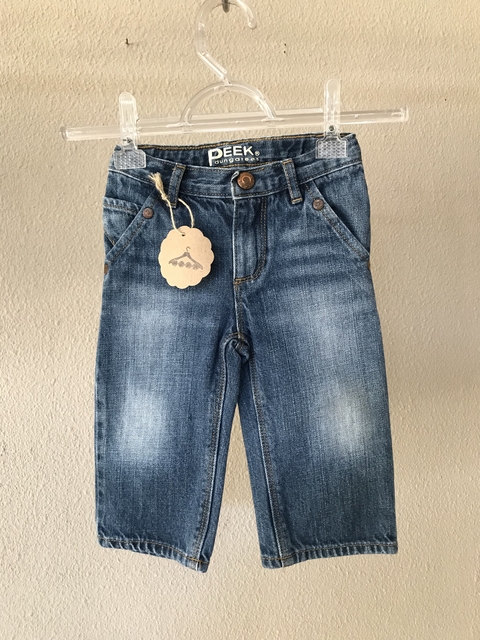 Calça Infantil Jeans Peek Dungarees - 1/2 Anos