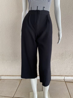 Calça Midi Preta - 38