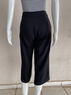 Calça Midi Preta - 38