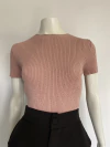 Blusa Tricô Rosê - P/M