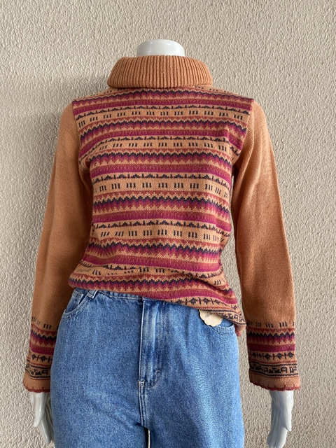 Suéter tricô Gola Rolê - P