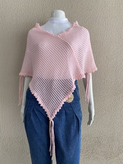 Poncho SLN Rosa - Único