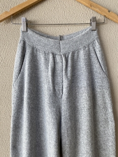 Calça Tricô Cinza - P/M - Brechó de Casa