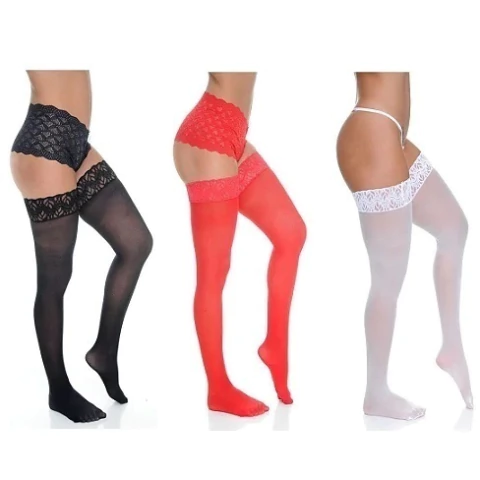 MEIA 7/8 LISA COM RENDA