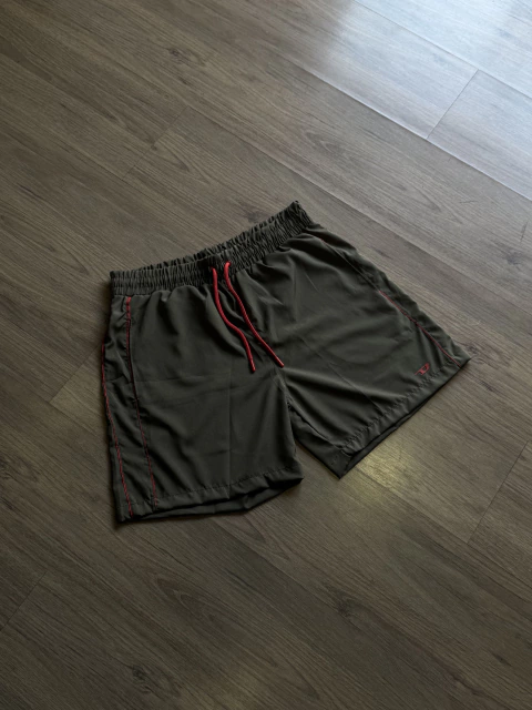 Bermuda DSL 'Faixa lateral' Verde