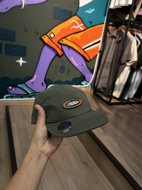 Boné Chronic five panel 'Logo' Verde