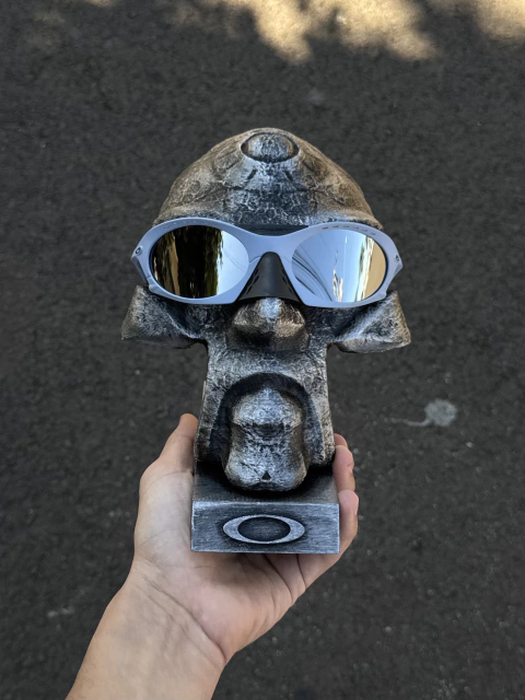 Lupa OAK “Plantaris” Azul nas lentes black - comprar online