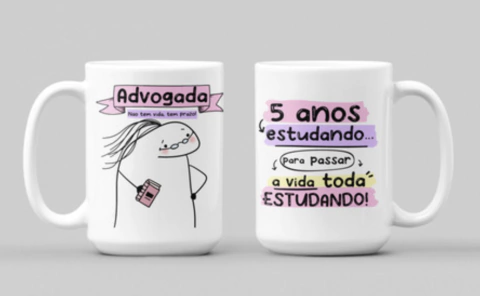 Caneca Flork Advogado (a)