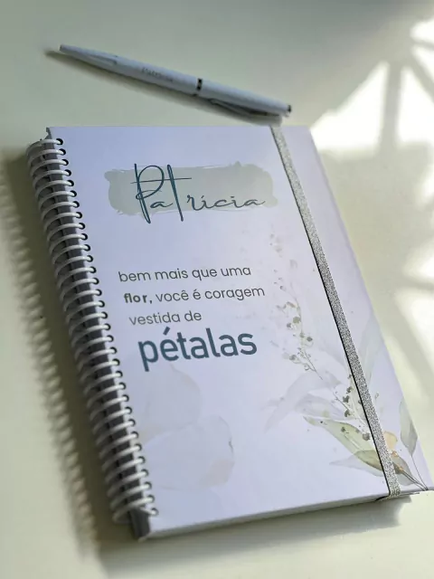 Caderno + Caneta Personalizada