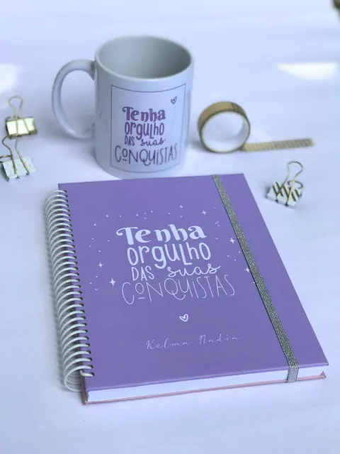 Caderno + Caneca Tenha Orgulho de Você