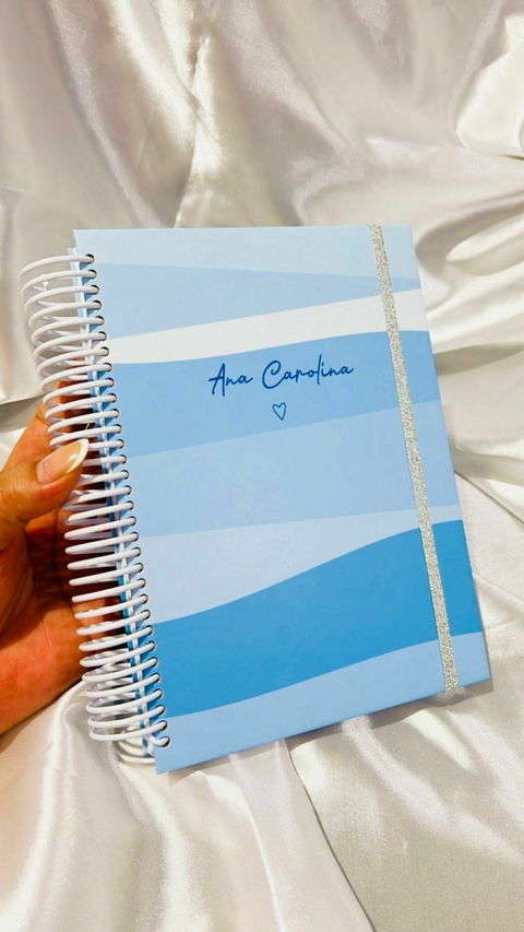 Caderno Aesthetic Azul