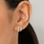 Kit brinco retangular folheado a ouro 18k - tam.único 527241 - Leila Rommanel - Loja Online 