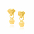 Brinco folheado a ouro - 522075 - comprar online