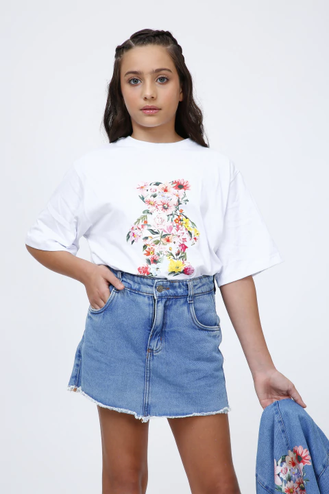 Short saia jeans - comprar online