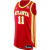 Esta imagem apresenta a frente icônica da Camiseta Atlanta Hawks Icon Jersey 23/24. O design marcante e os detalhes distintivos capturam a essência da equipe, enquanto o logotipo dos Hawks em destaque adiciona um toque de autenticidade. Seja no jogo ou na