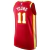 Esta foto revela o verso dinâmico da Camiseta Atlanta Hawks Icon Jersey 23/24. Os detalhes meticulosamente bordados e o número do jogador conferem um toque personalizado à peça. Com o nome da equipe em destaque, esta camiseta é uma manifestação de lealdad